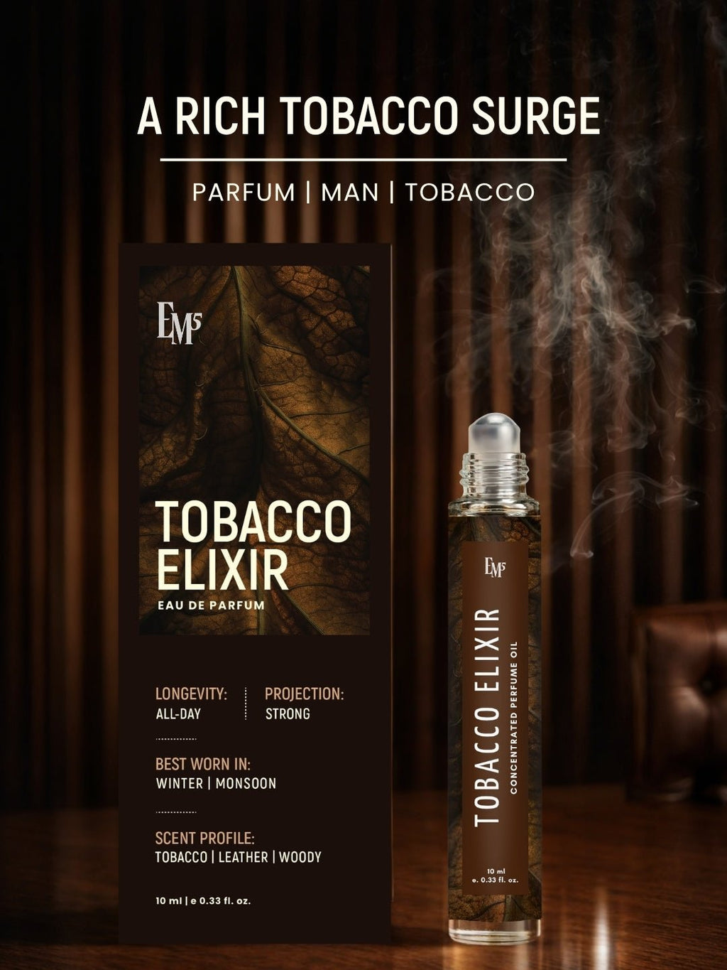 Tobacco Elixir Perfume Roll-On