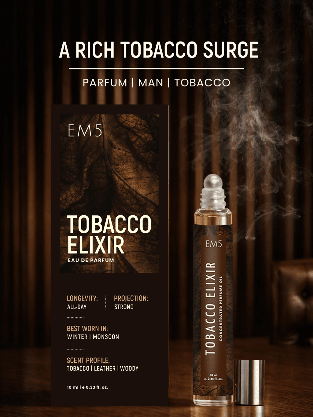 Tobacco Elixir Perfume Roll-On