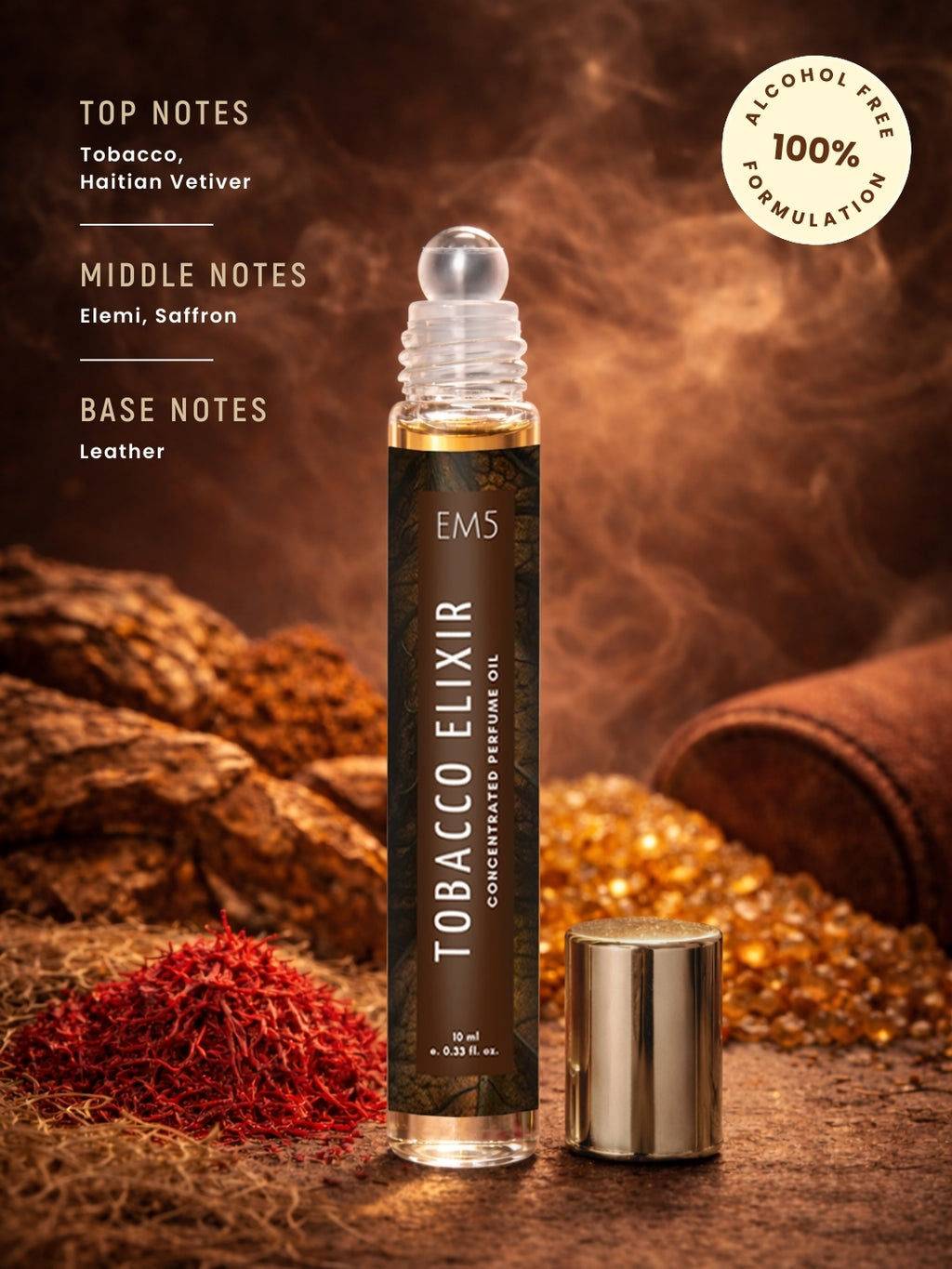 Tobacco Elixir Perfume Roll-On