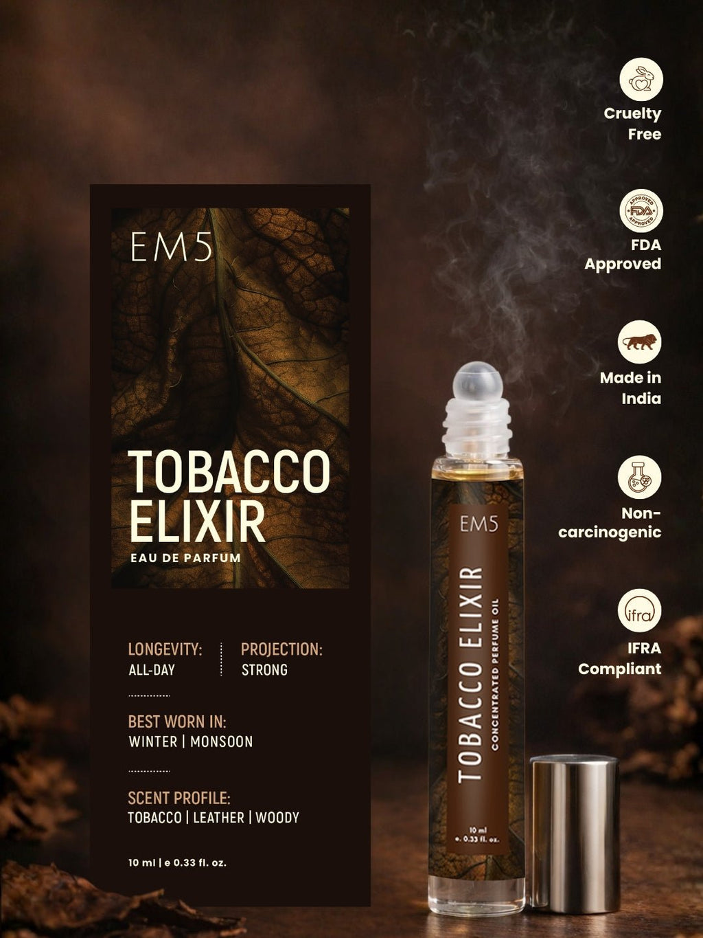 Tobacco Elixir Perfume Roll-On