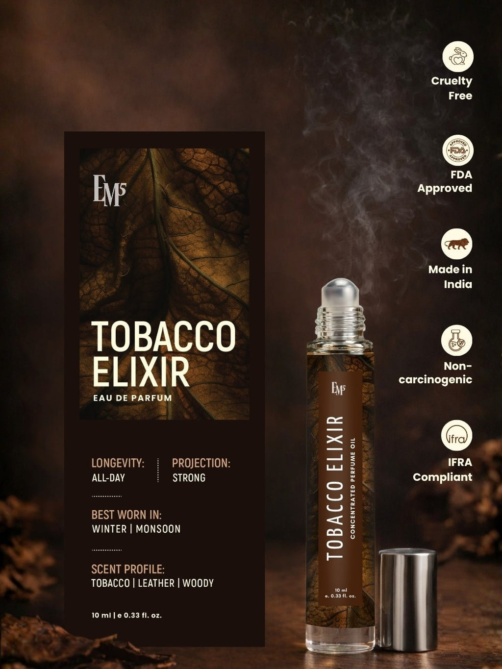 Tobacco Elixir Perfume Roll-On