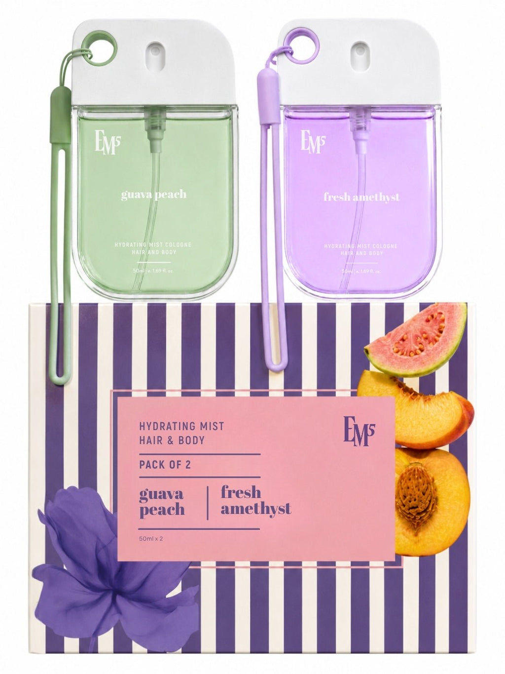 Guava Peach & Fresh Amethyst Hair & Body Mist