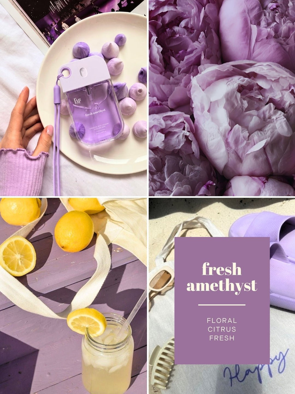 Guava Peach & Fresh Amethyst Hair & Body Mist