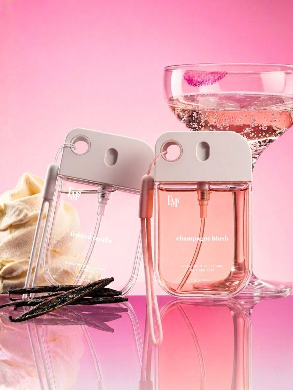 Champagne Blush & Frosted Vanilla Hair & Body Mist