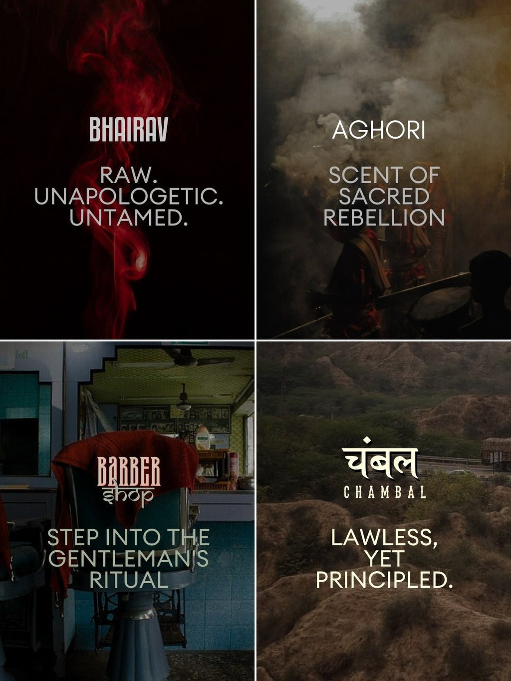 The Premium Masculine Scents Pack of 4 Perfumes