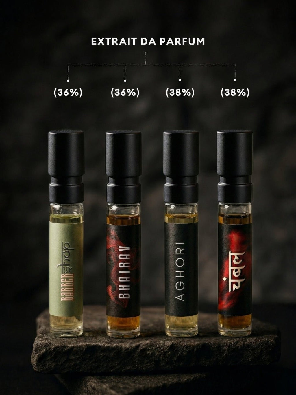The Premium Masculine Scents Pack of 4 Perfumes