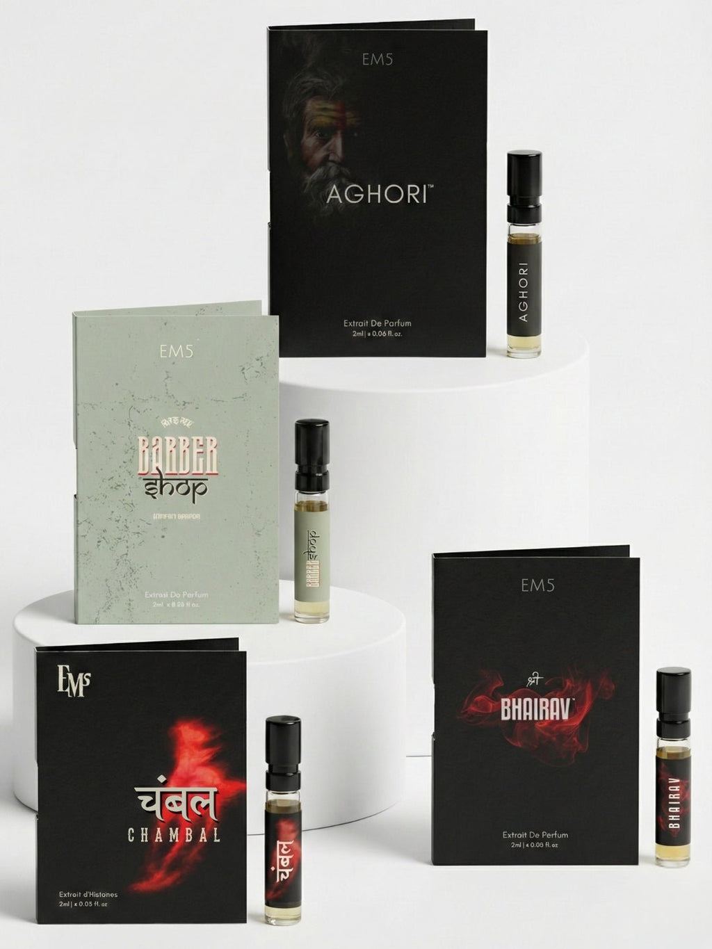 The Premium Masculine Scents Pack of 4 Perfumes