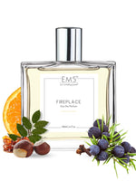 EM5™ Fireplace Unisex Perfume | Strong and Long Lasting | Woody Vanilla Balsamic | Luxury Gift for Men / Women | 50 ml Spray / 10ml Alcohol Free Roll On