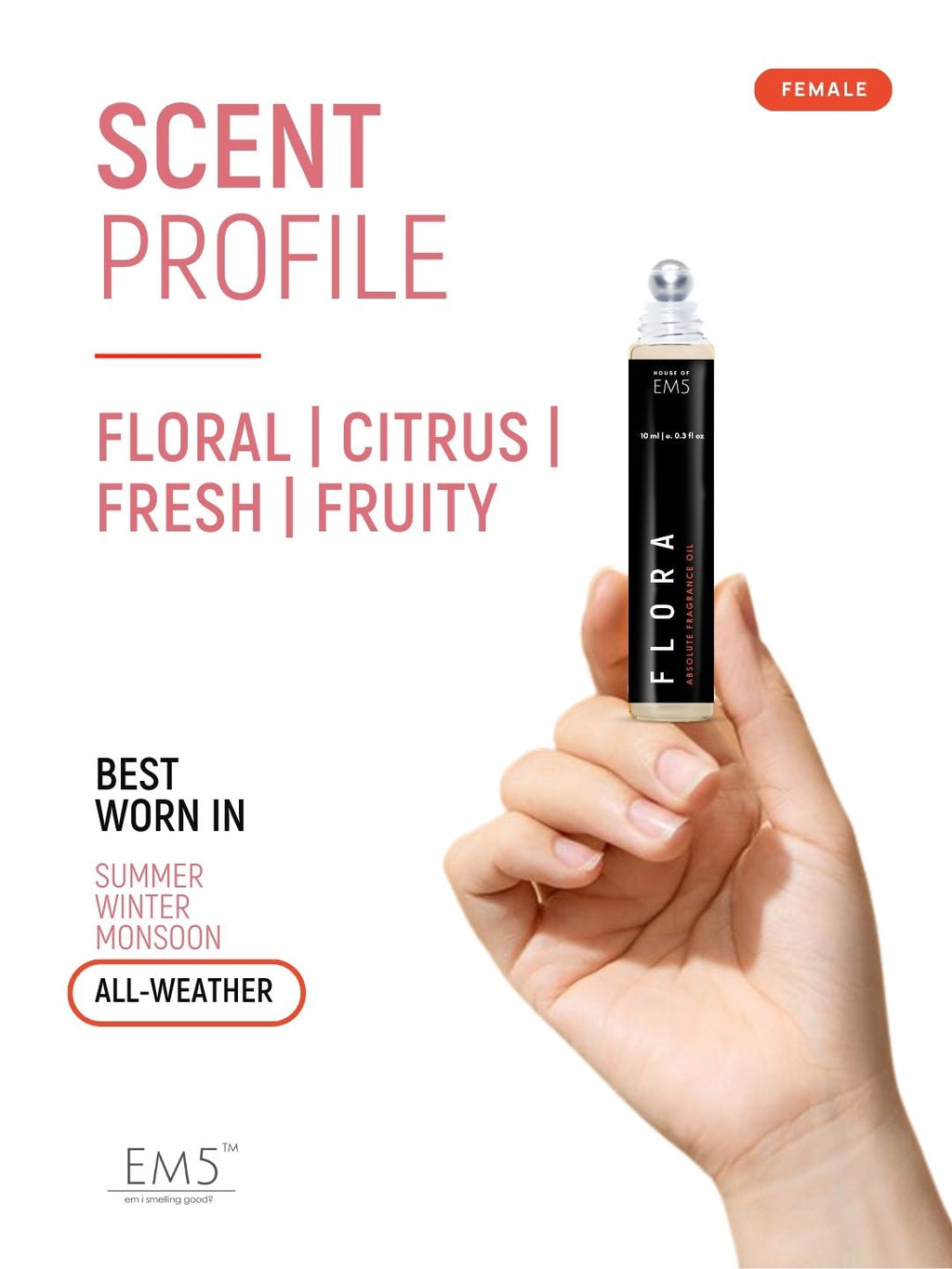 Flora Perfume Roll-On