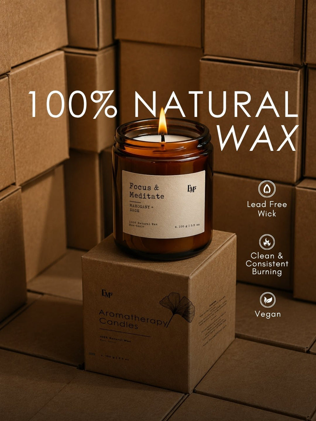 Focus & Meditate | Aromatherapy Scented Candles