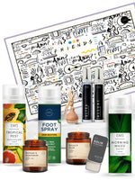 EM5™ Gift Hamper for Friends | Premium Gift Set | 2 x Scented Candles, 1 x Car Perfume, 2 x 15 ml Perfume Spray, 2 x Body Mists, 1 x Solid Perfume, 1 x Foot Spray | Luxury Pack for Him, Her & Loved Ones