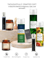 EM5™ Gift Hamper for Friends | Premium Gift Set | 2 x Scented Candles, 1 x Car Perfume, 2 x 15 ml Perfume Spray, 2 x Body Mists, 1 x Solid Perfume, 1 x Foot Spray | Luxury Pack for Him, Her & Loved Ones