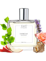 EM5™ Harbour Perfume for Men | Strong and Long Lasting | Fruity Fresh Tropical | Luxury Gift for Men | 50 ml Spray / 10ml Alcohol Free Roll On