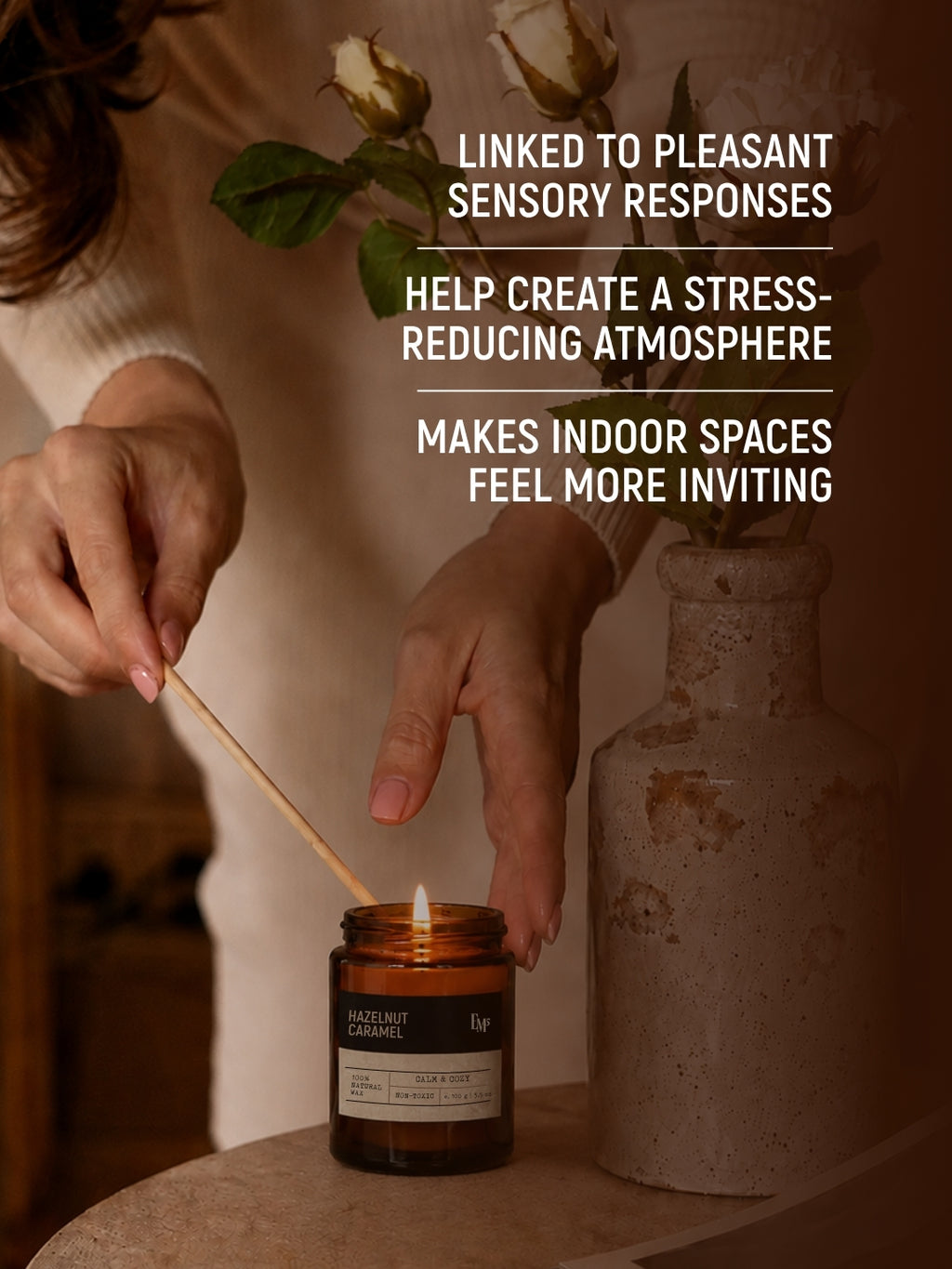 Hazelnut Caramel | Aromatherapy Scented Candle