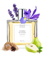 EM5™ Homme Intense Perfume for Men Strong and Long Lasting Spray | Eau de Parfum (EDP) | Iris Woody Powdery Fragrance | Luxury Gift for Him | 50 ml