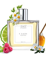 EM5™ K Dark Unisex Perfume | Eau De Parfum Spray for Men & Women | Tobacco Amber Fruity Fragrance Accords | Luxury Gift for Him / Her | Sizes Available: 50 ml / 15 ml - House of EM5