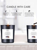 EM5™ Lavender Cranberry Scented Candles | 60 gm | 12 to 16 Hrs Burn Time | Smoke Free & Non Toxic | Scented Candles for Home Decor & Aromatherapy | Best Fragrance Gift for Him/Her - House of EM5