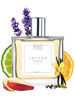 EM5™ Layton Unisex Perfume EDP Spray | For Men & Women | Vanilla Woody Warm & Spicy | Luxury Gift for Him / Her | Variants Available: 50 ml Spray / 15 ml Spray