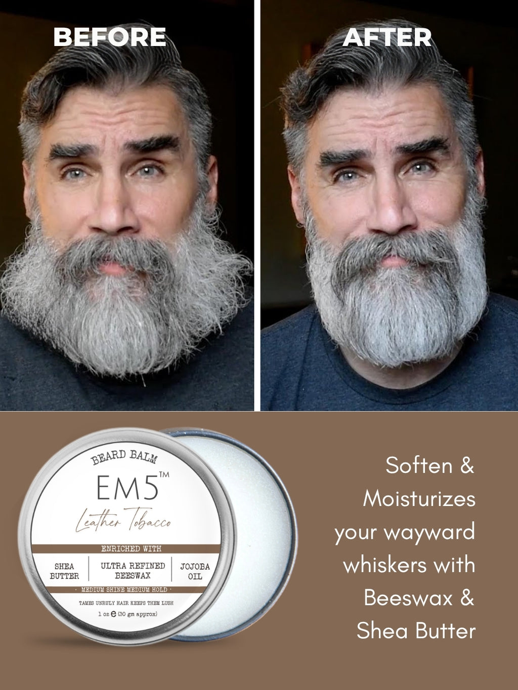 Leather Tobacco | Organic Beard Balm