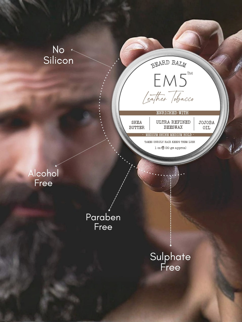 Leather Tobacco | Organic Beard Balm