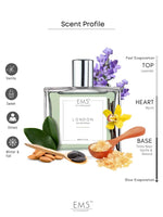EM5™ London Unisex Perfume | Eau De Parfum Spray for Men & Women | Amber Warm Spicy Aromatic Fragrance Accords | Luxury Gift for Him / Her | Sizes Available: 50 ml / 15 ml - House of EM5