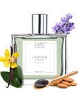EM5™ London Unisex Perfume | Eau De Parfum Spray for Men & Women | Amber Warm Spicy Aromatic Fragrance Accords | Luxury Gift for Him / Her | Sizes Available: 50 ml / 15 ml - House of EM5