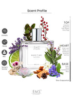 EM5™ Maritime Perfume for Men | Fresh Spicy Lavender Woody Aquatic Fragrance Accords | Eau de Parfum Spray | Luxury Gift for Him | Sizes Available: 50 ml / 15 ml - House of EM5