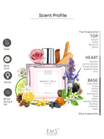 EM5™ Midnight Heels Perfume for Women | Sweet Warm Spicy Vanilla Powdery Fragrance | 50ml Unisex Eau de Parfum Spray | Luxury Gift for Her