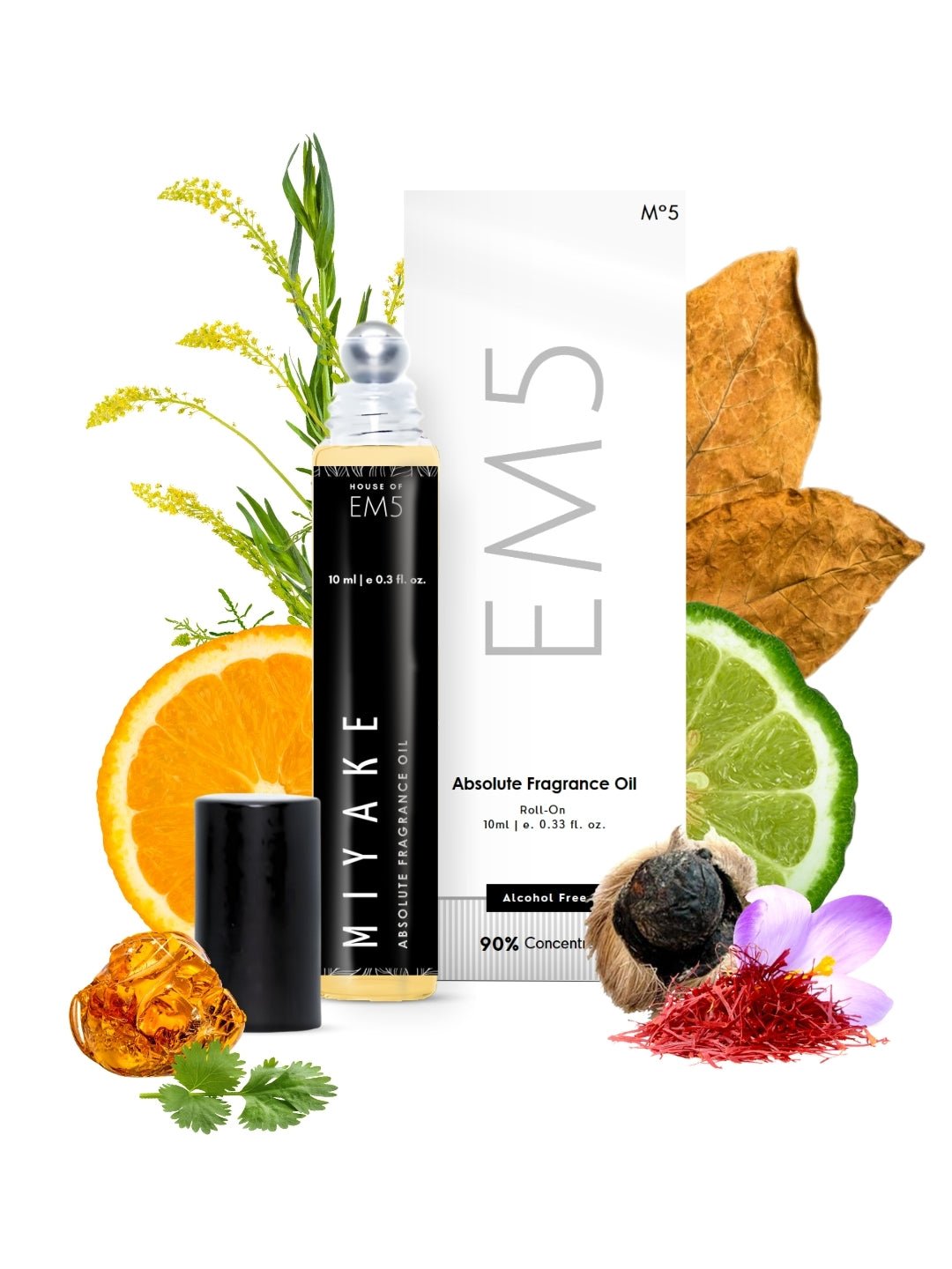 EM5™ Miyake Perfume Oil Roll On (Attar) 90 Concentrate NonAlcoholi