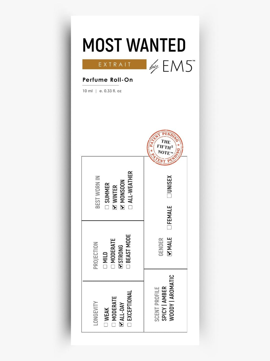 Most Wanted Perfume Roll-On
