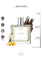 EM5™ Most Wanted Perfume for Men | Eau de Parfum Spray | Vanilla Woody Warm Spicy Fragrance | Luxury Gift for Him | Sizes Available: 50 ml / 15 ml - House of EM5