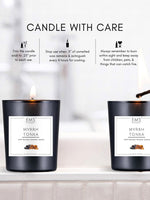 EM5™ Myrrh and Tonka Scented Candles | 60 gm | 12 to 16 Hrs Burn Time | Smoke Free & Non Toxic | Scented Candles for Home Decor & Aromatherapy | Best Fragrance Gift for Him/Her