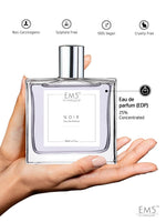 EM5™ Noir Perfume for Men | Eau De Parfum Spray | Amber Woody Spicy Fragrance Accords | Luxury Gift for Him | Sizes Available: 50 ml/ 15 ml - House of EM5