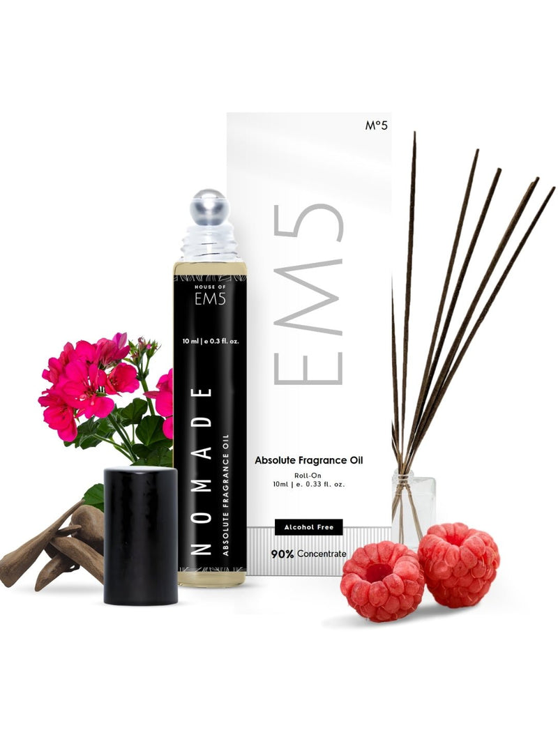EM5™ Nomade Perfume Oil Roll On (Attar) 90 Concentrate NonAlcoholic