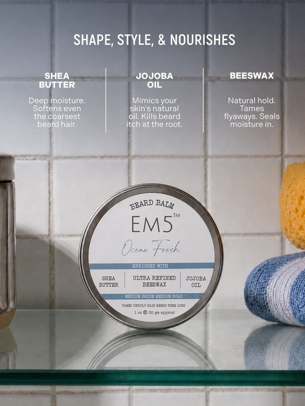 Ocean Fresh | Organic Beard Balm