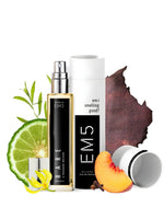 EM5™ Rare Unisex Perfume | Eau de Parfum Spray for Men & Women | Woody Musky Powdery Fragrance | Luxury Gift for Him / Her | Sizes Available: 50 ml / 15 ml