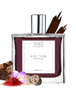 EM5™ Red Tob Unisex Perfume | Strong and Long Lasting | Spicy Tobacco Woody | Luxury Gift for Men / Women | 50 ml Spray / 10ml Alcohol Free Roll On