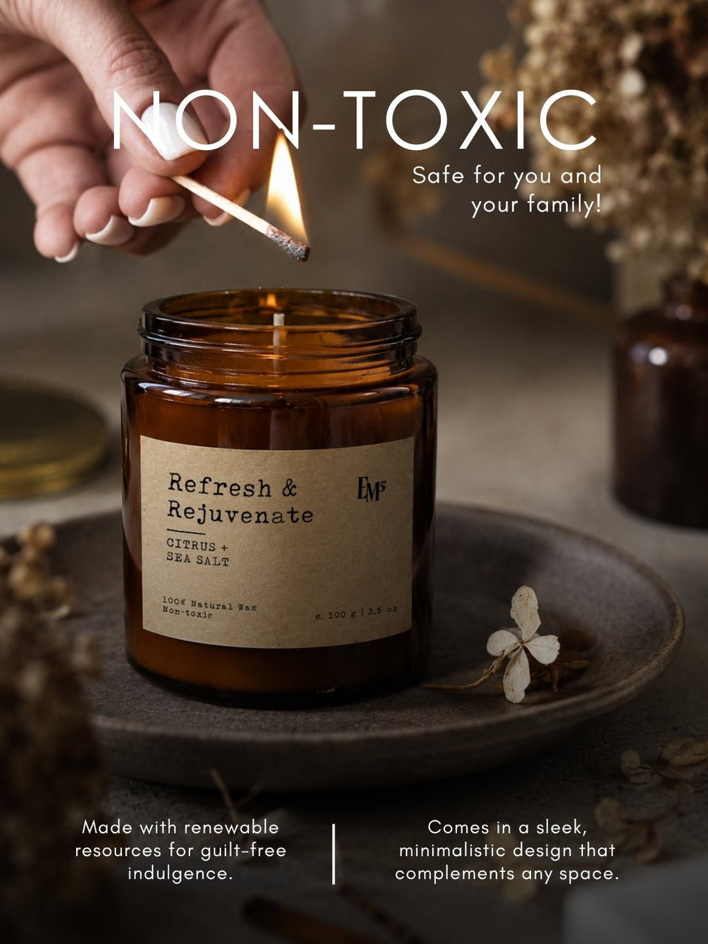Refresh & Rejuvenate | Aromatherapy Scented Candles