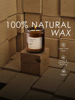 EM5™ Relax & Calm | Aromatherapy Scented Candles | Orange & Peach | 100% Natural Wax | 100gms Upto 30 Hrs Burn Time | Smoke Free & Non Toxic