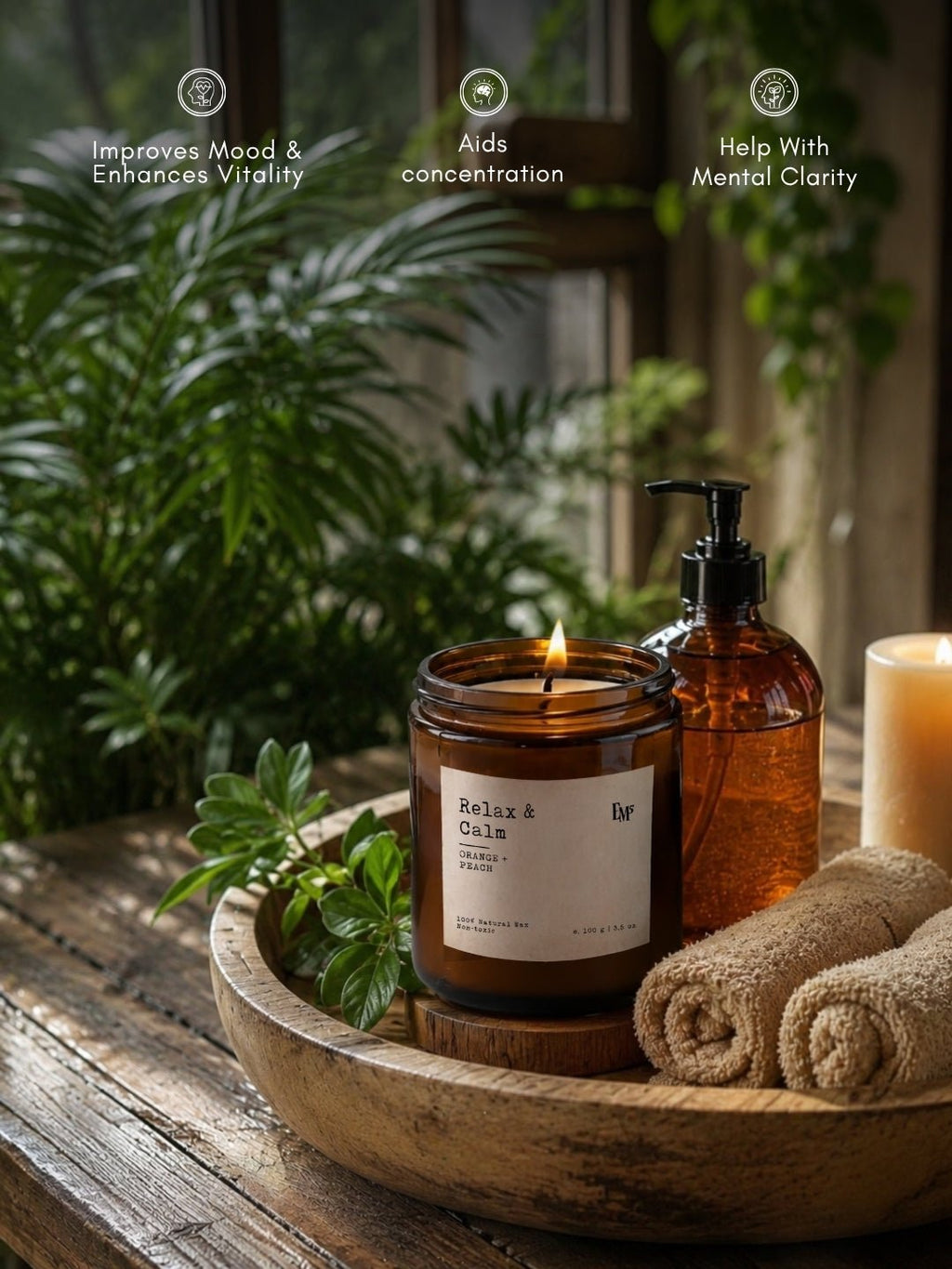 Relax & Calm | Aromatherapy Scented Candles