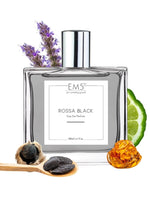 EM5™ Rossa Black Perfume for Men | Eau de Parfum Spray | Amber Musky Warm Spicy Fragrance Accords | Luxury Gift for Him | Sizes Available: 50 ml / 15 ml - House of EM5
