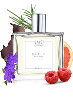 EM5™ Sable Unisex Perfume | Eau De Parfum Spray for Men & Women | Fruity Leather Aromatic Fragrance Accords | Luxury Gift for Him / Her | Sizes Available: 50 ml / 15 ml - House of EM5