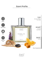 EM5™ Scandal JPG Perfume for Men | Eau De Parfum Spray | Citrus Aromatic Fresh Spicy Fragrance Accords | Luxury Gift for Him | Sizes Available: 50 ml / 15 ml - House of EM5