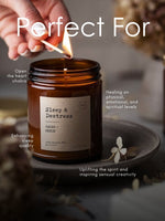 EM5™ Aromatherapy Scented Candles Set of 4 | Sleep/Destress - Focus/Meditate - Relax/Calm - Refresh/Rejuvenate | 100g Each, 30Hrs Burn Time | 100% Natural Wax | Non-Toxic, Clean Burning Candles
