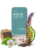EM5™ Soiree | Solid Perfume for Men | Alcohol Free Strong lasting fragrance | Spicy Amber Citrus | Goodness of Beeswax + Shea Butter