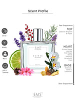 EM5™ Soiree Perfume for Men | Eau De Parfum Spray | Spicy Amber Citrus Fragrance Accords | Luxury Gift for Him | Sizes Available: 50 ml / 15 ml - House of EM5