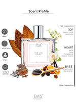 EM5™ Tob Van Unisex Perfume | Strong and Long Lasting | Tobacco Vanilla Warm Spicy | Luxury Gift for Men / Women | 50 ml Spray / 10ml Alcohol Free Roll On