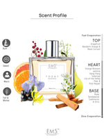 EM5™ Today Perfume for Women | Eau De Parfum Spray | Citrus Woody Citrus Fragrance Accords | Luxury Gift for Her | Sizes Available: 50 ml / 15 ml - House of EM5