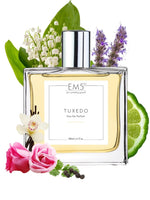 EM5™ Tuxedo Unisex Perfume | Patchouli Amber Fresh Spicy Fragrance Accords | Eau de Parfum Spray for Men & Women | Luxury Gift for Him / Her | Sizes Available: 50 ml / 15 ml - House of EM5