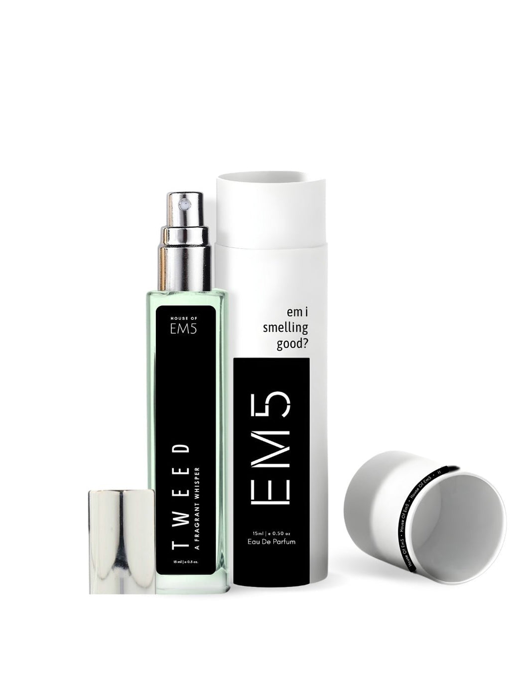 EM5™ Tweed Perfume for Men | Eau De Parfum Spray | Citrus Powdery Woody Fragrance Accords | Luxury Gift for Him | Sizes Available: 50 ml / 15 ml - House of EM5